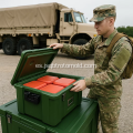 Corchar del ejército militar de campo Surplus Termal aislada Carrera de alimentos